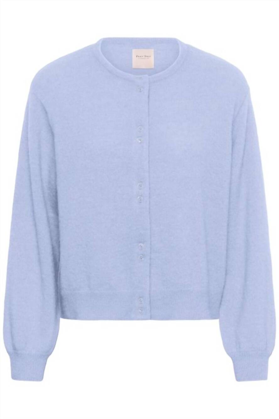 NEW PART TWO women's ninell cardigan in vista blue